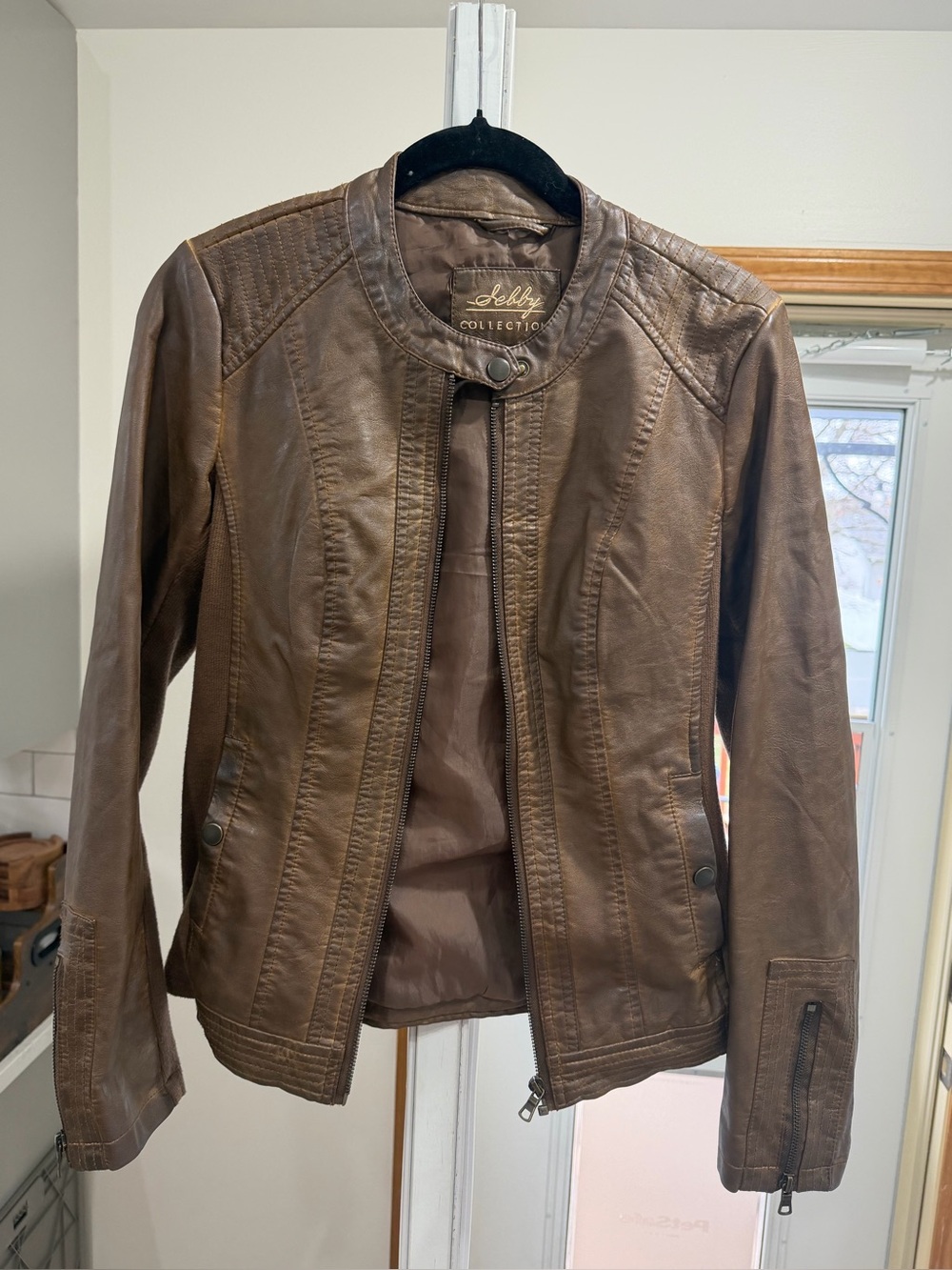 Women's Brown Leather Jacket